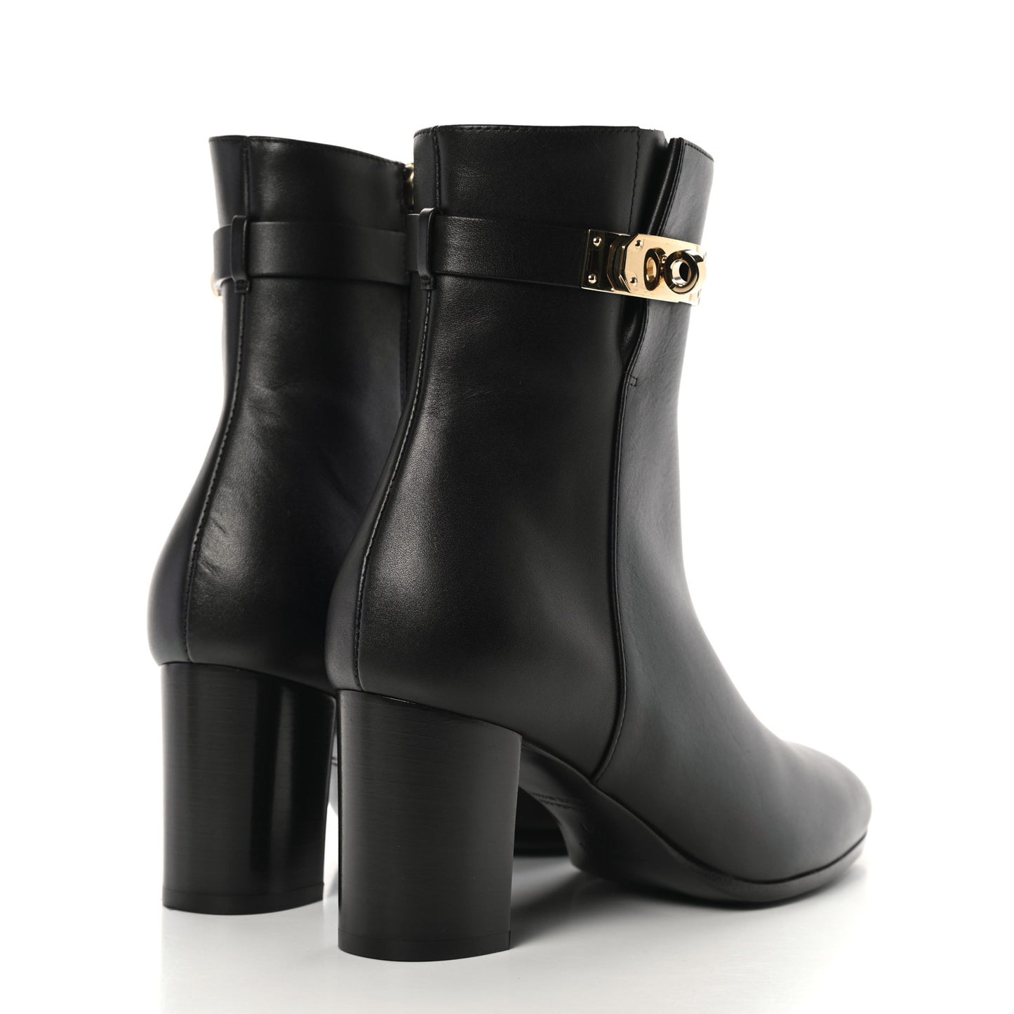 Calfskin Saint Germain Ankle Boots 37 Black