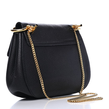 Chloe Grained Lambskin Drew Shoulder Bag Black 2 of 5