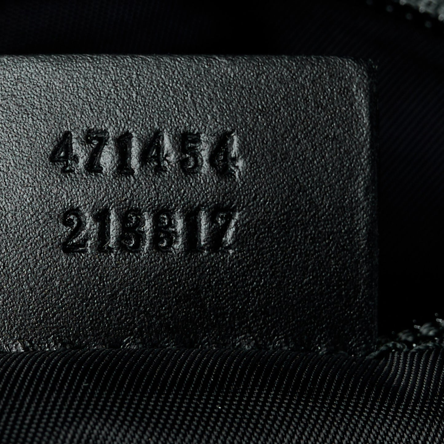 GG Supreme Monogram Web Messenger Bag Black