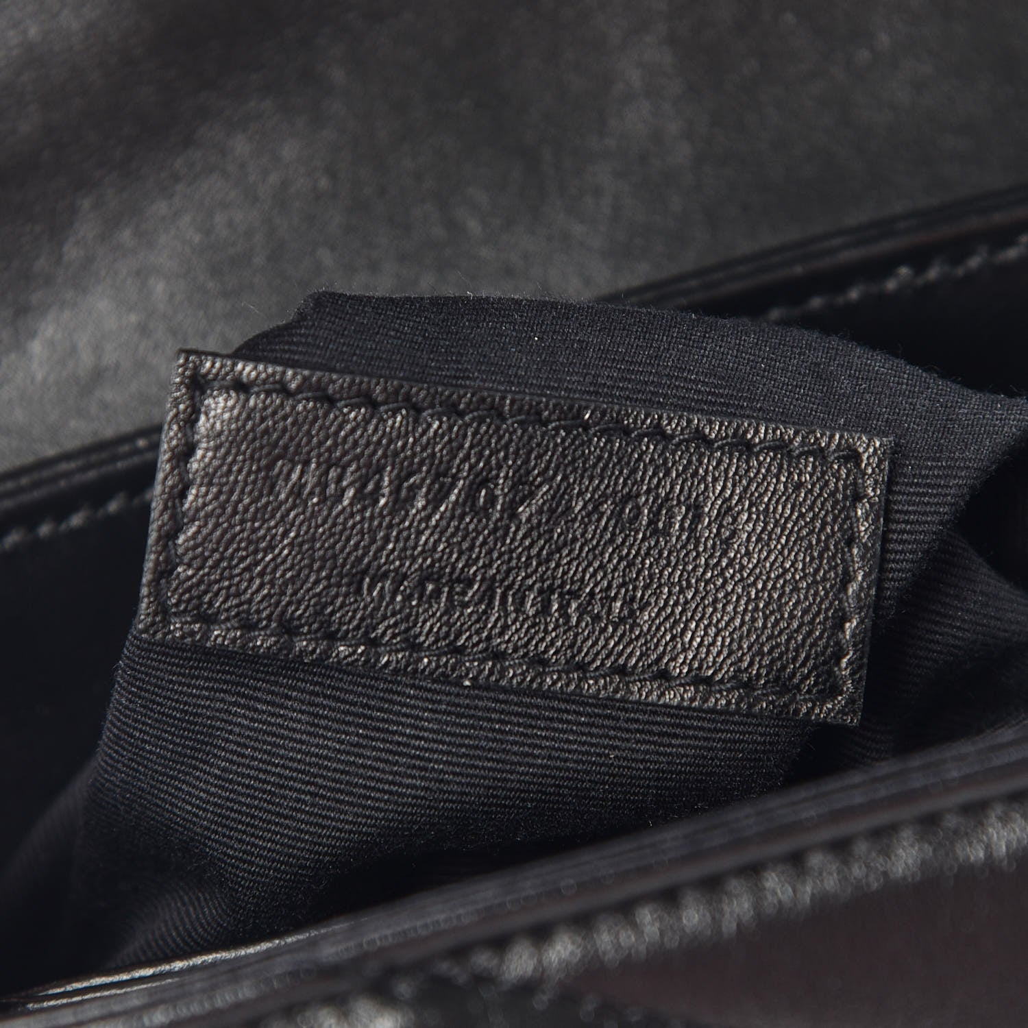 Saint Laurent Calfskin Y Quilted Monogram Toy Loulou Crossbody Bag Black 10 of 12