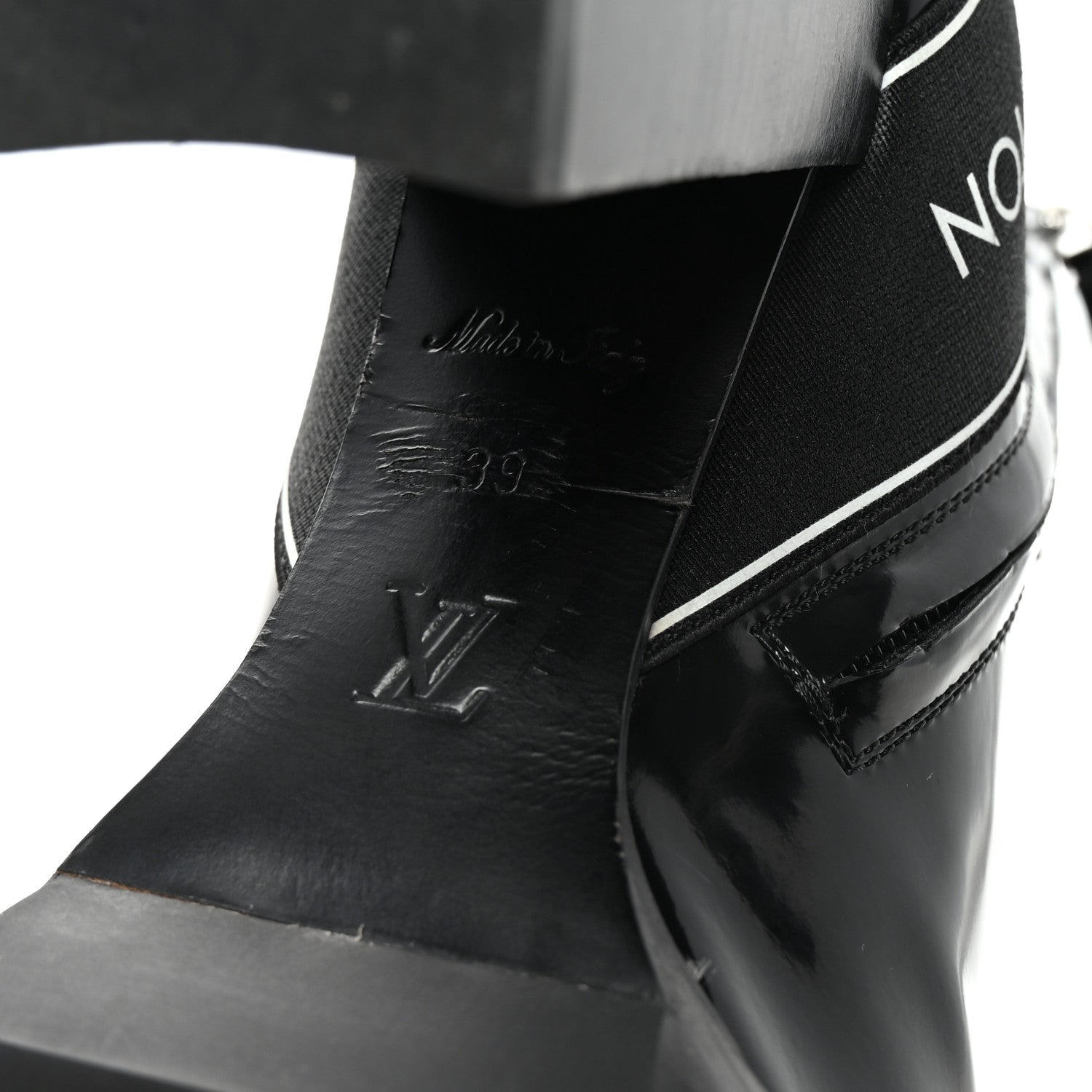 Louis Vuitton Glazed Calfskin Star Trail Ankle Boots 39 Black 7 of 8