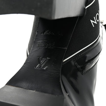 Louis Vuitton Glazed Calfskin Star Trail Ankle Boots 39 Black 7 of 8