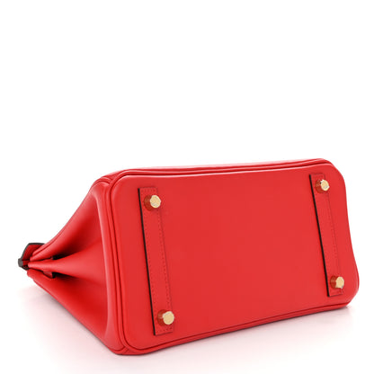 Hermes Swift Birkin 25 Rouge De Coeur 4 of 13