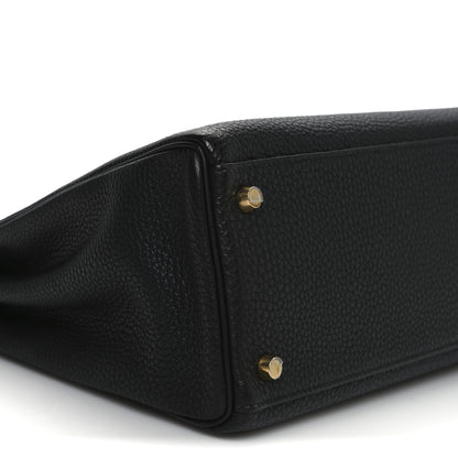 Hermes Togo Kelly Retourne 32 Black 9 of 10