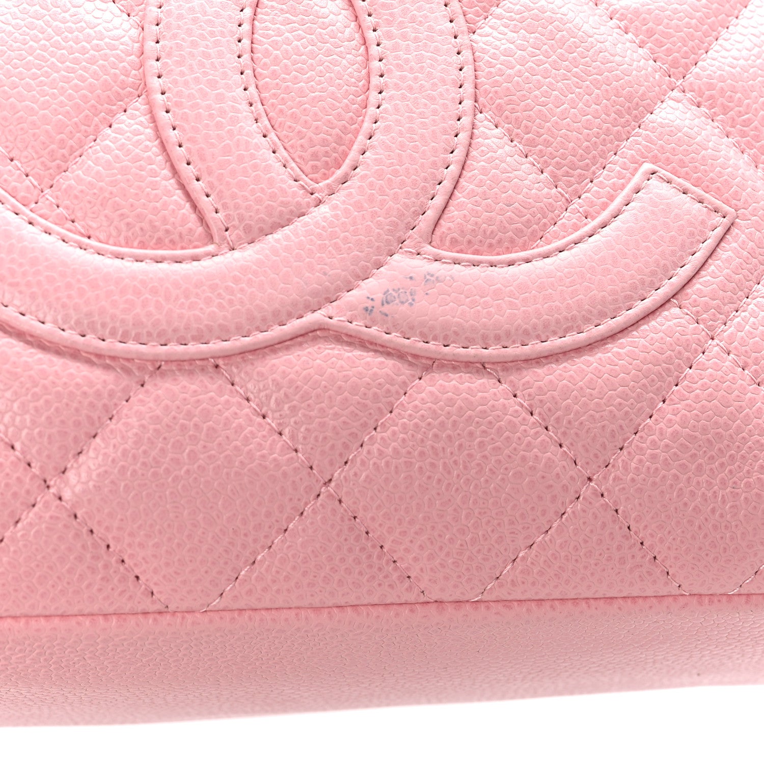 Chanel Caviar Quilted Petit Shopping Tote PST Pink 12 of 13