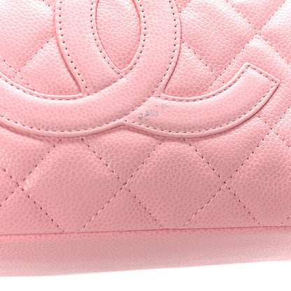 Chanel Caviar Quilted Petit Shopping Tote PST Pink 12 of 13