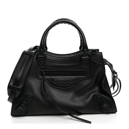 Balenciaga Grained Calfskin Neo Classic Black Hardware S City Black 1 of 9