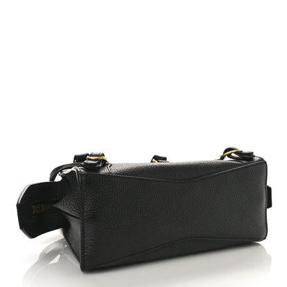 Balenciaga Grained Calfskin Neo Classic Gold Hardware Nano City Crossbody Black 4 of 8