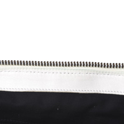Balenciaga Agneau Classic Hardware Weekender White 9 of 17