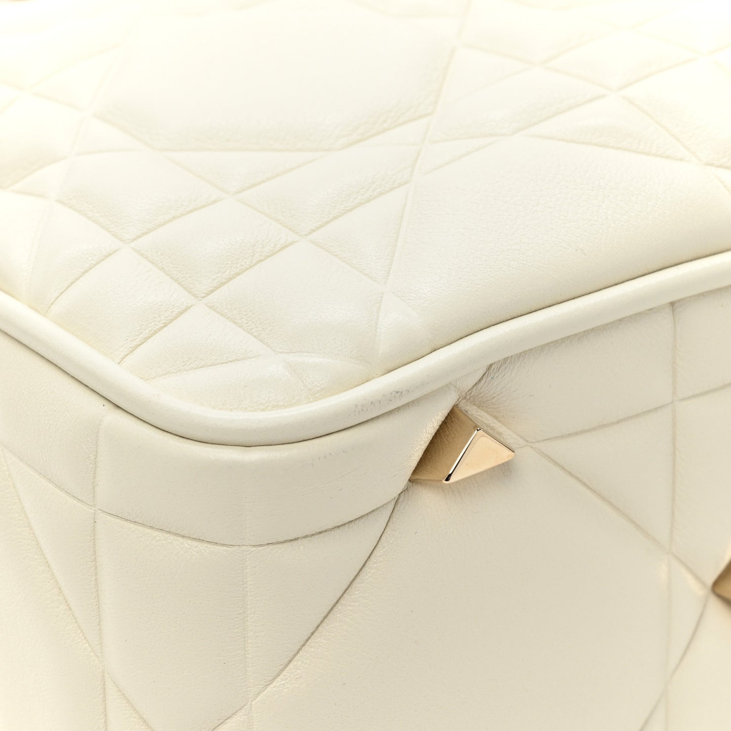 Calfskin Cannage Small The Lady 95.22 Ivory