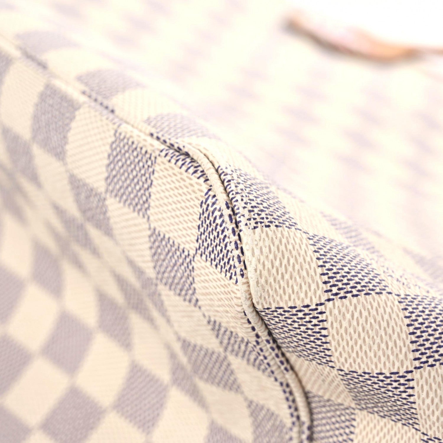 Louis Vuitton Damier Azur Braided Neverfull MM Orange 15 of 27
