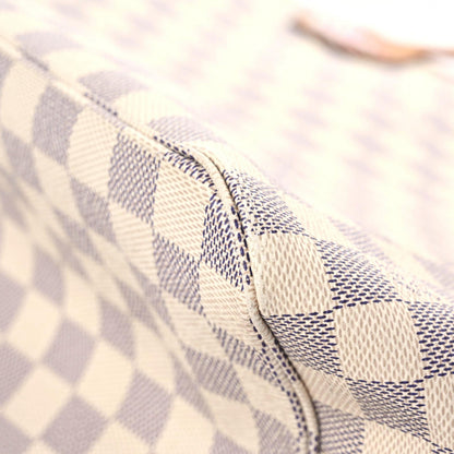 Louis Vuitton Damier Azur Braided Neverfull MM Orange 15 of 27