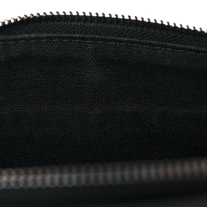 Burberry Mega Check Heart Print Peyton Crossbody Clutch Bag Black 12 of 16