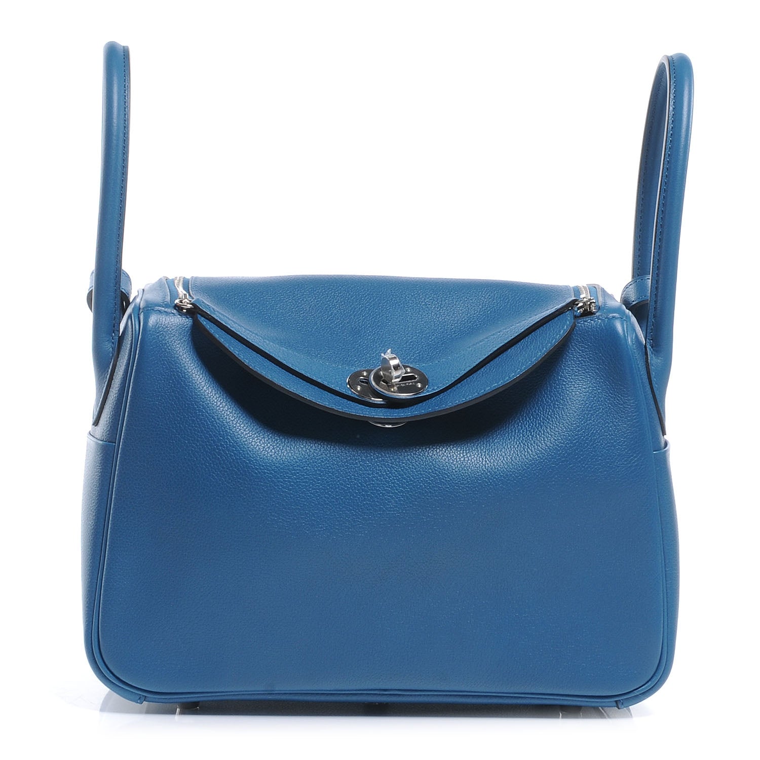 Hermes Veau Evercolor Lindy 26 Bleu de Galice 1 of 9