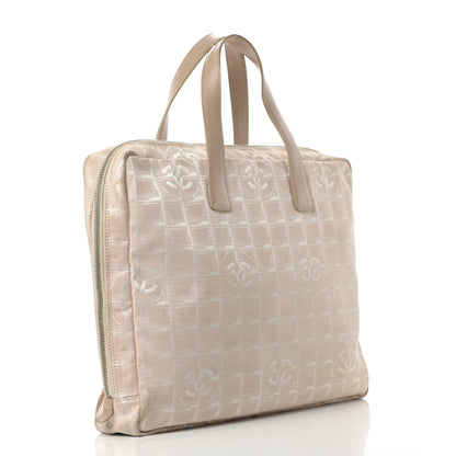 Chanel Nylon Travel Briefcase Beige 3 of 17