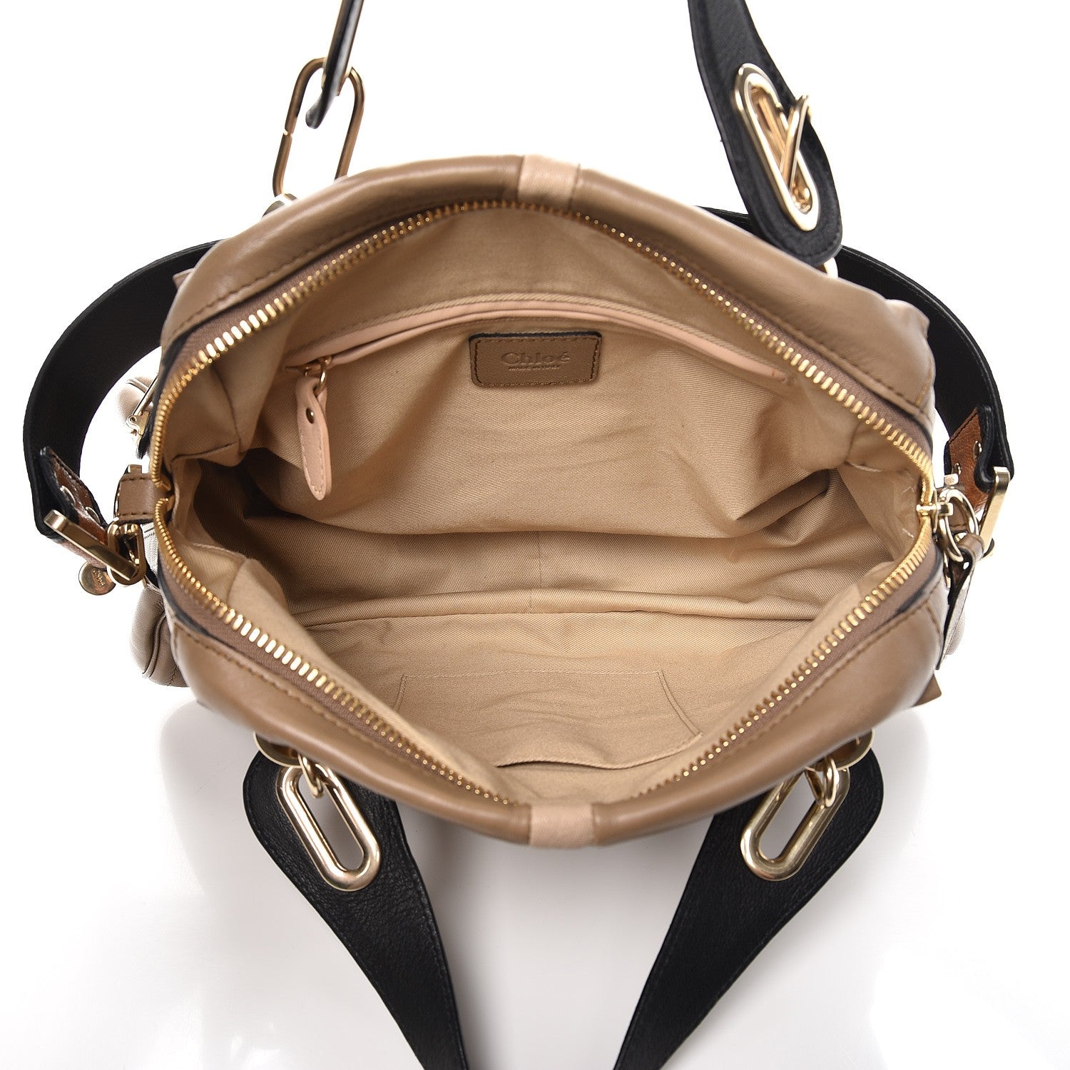 Chloe Sheepskin Ostrich Medium Military Paraty Ivy Jungle 5 of 8
