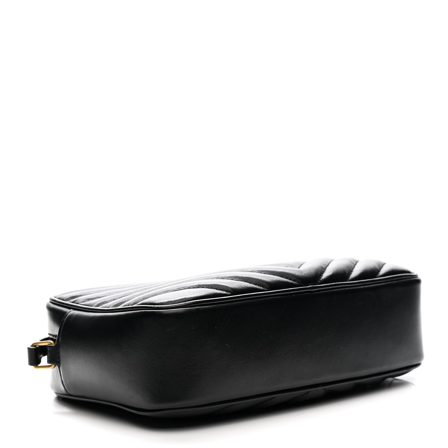Calfskin Matelasse Monogram Lou Camera Bag Black