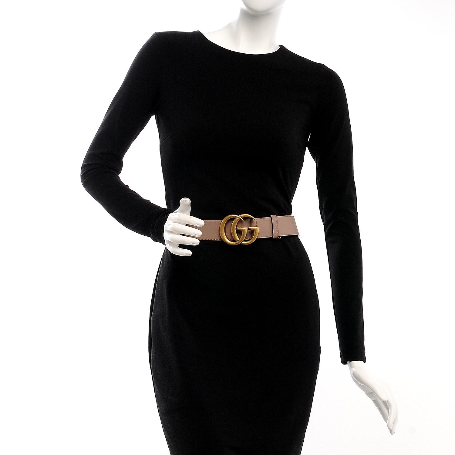 Gucci Calfskin Double G 40mm Belt 95 38 Porcelain Rose 2 of 5