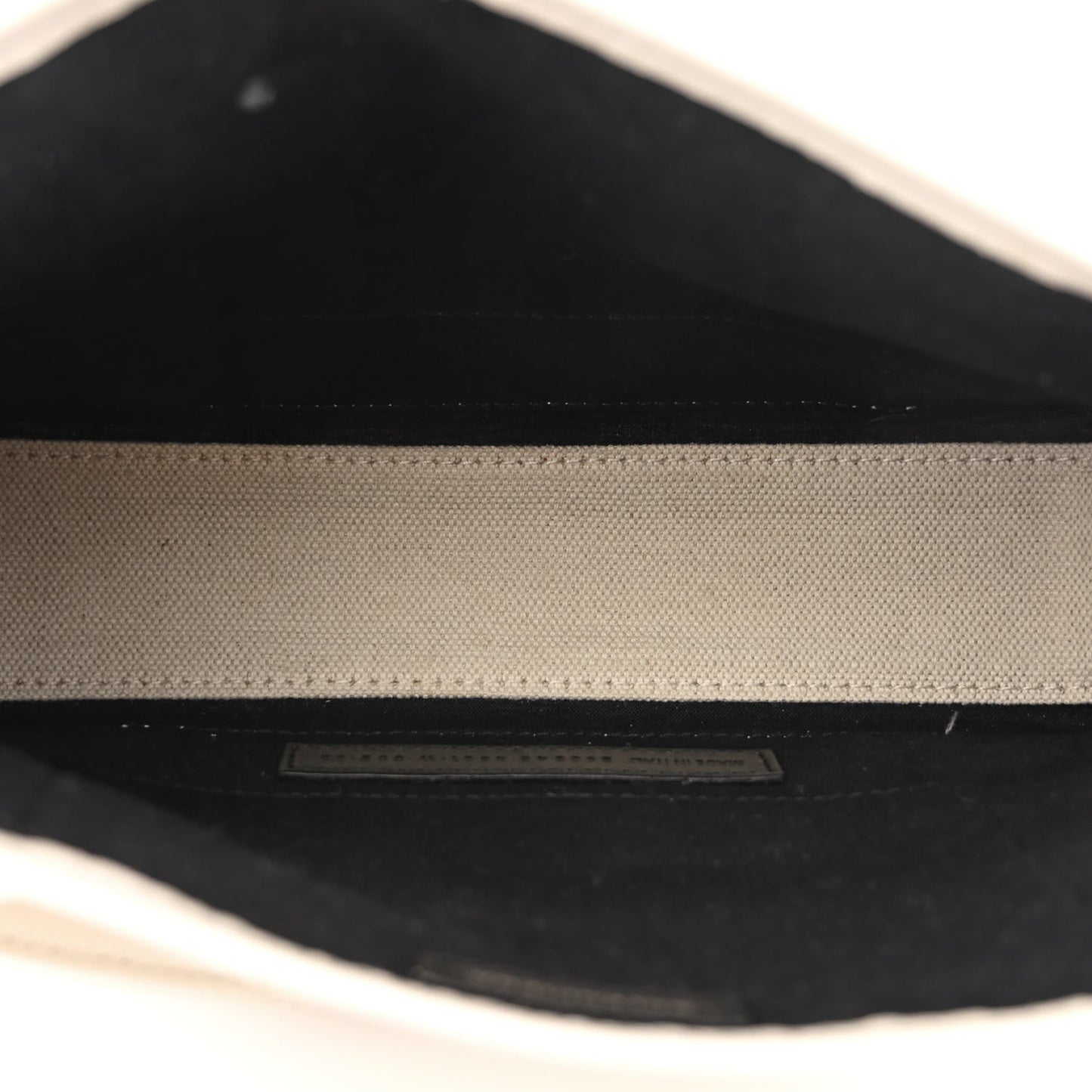 Cotton Canvas Calfskin Navy Cabas XS Natural