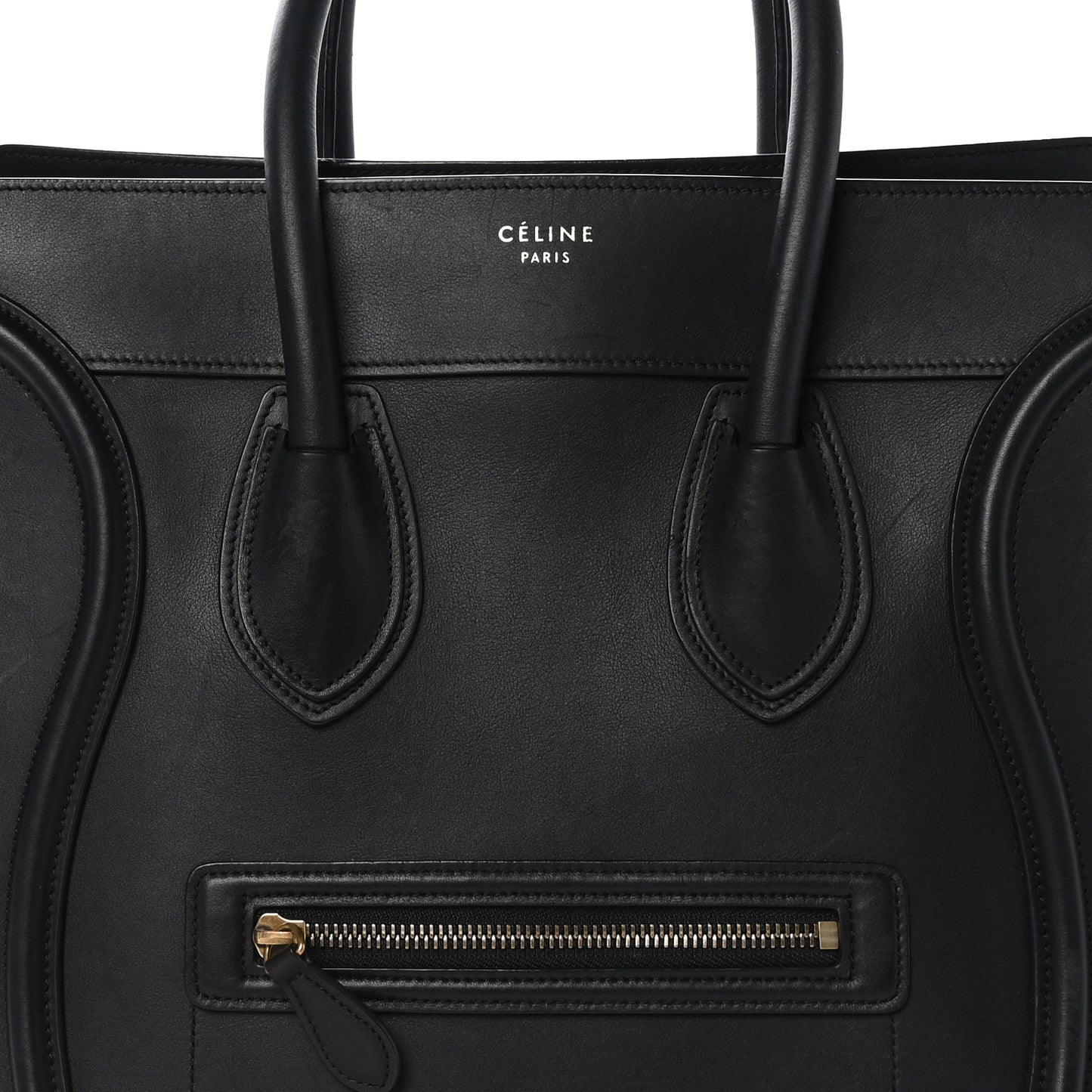Smooth Calfskin Mini Luggage Black