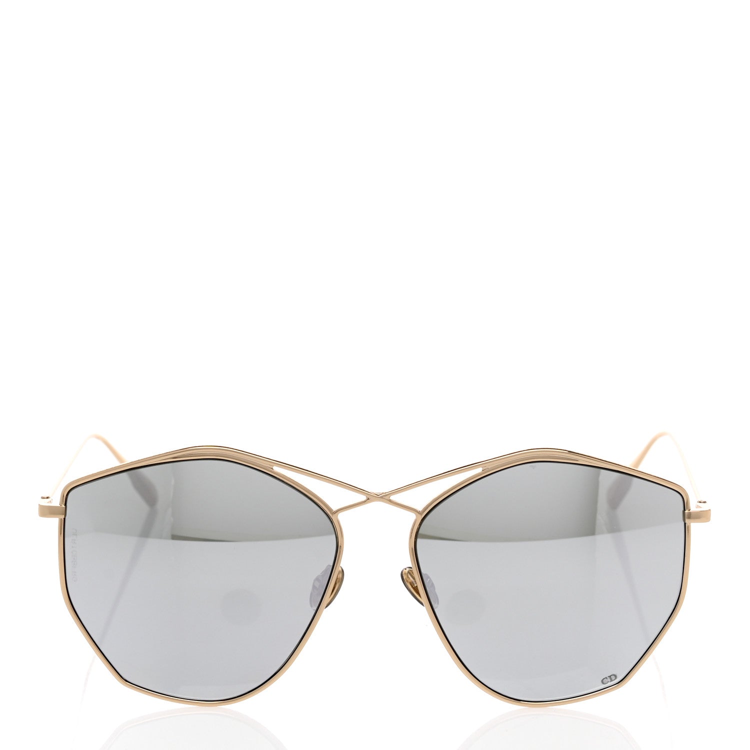 Christian Dior Metal Stellaire 4 Sunglasses Gold Grey 2 of 8