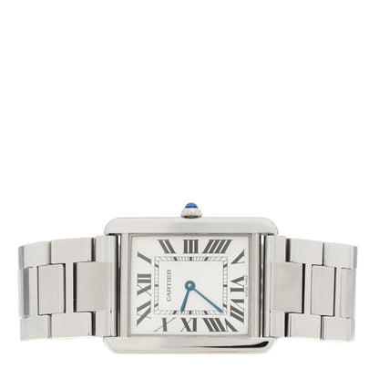 Cartier Stainless Steel 27mm Tank Solo Quartz Watch 2 of 5