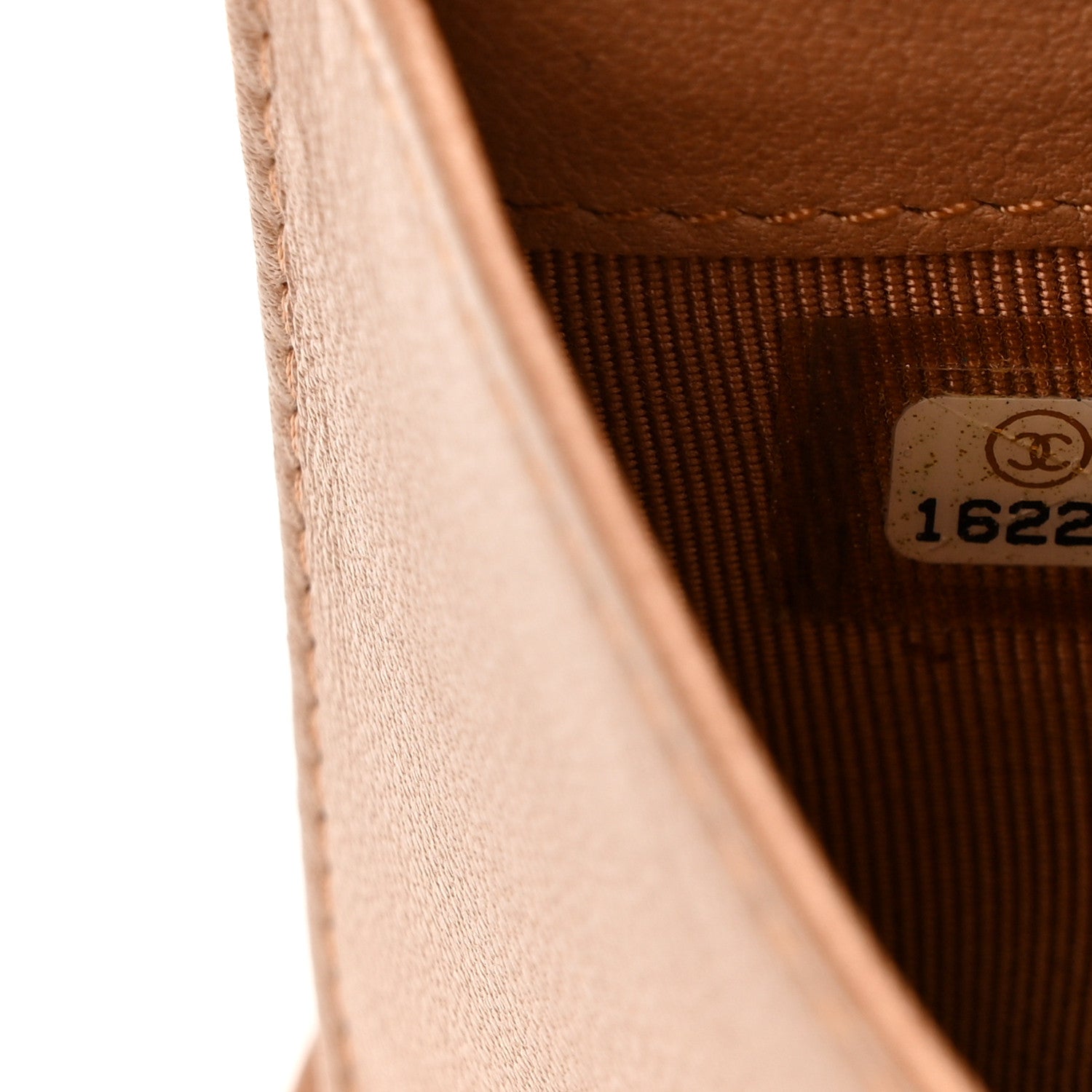 Chanel Lambskin Quilted Yen Wallet Beige 8 of 12