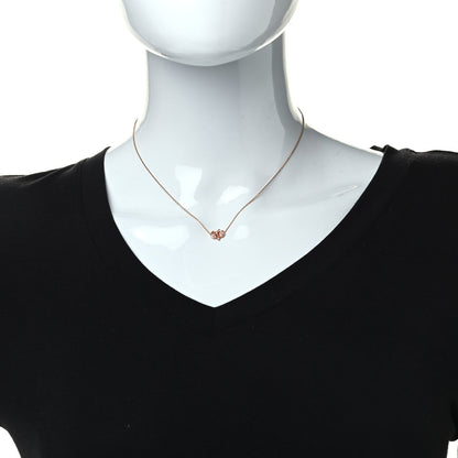Cartier 18K Pink Gold Pink Sapphire Diamond Caresse D'Orchidees Par Cartier Necklace 2 of 6