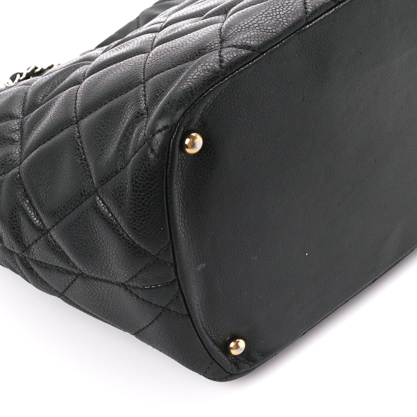 Caviar Quilted Timeless CC Soft Tote Black