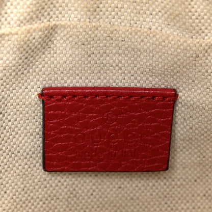 Gucci Grained Calfskin Sylvie Web Kingsnake Small Camera Bag Red Multicolor 6 of 11