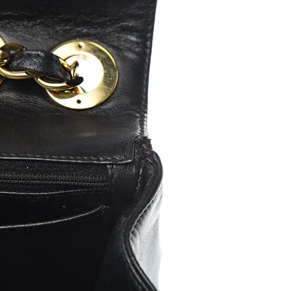 Chanel Lambskin Vertical Quilt Jumbo Single Flap Black 14 of 24