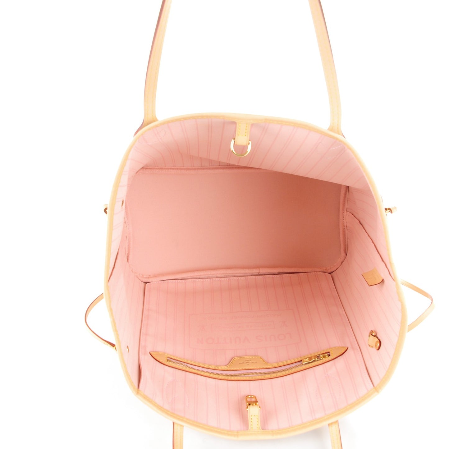 Damier Azur Neo Neverfull MM Rose Ballerine