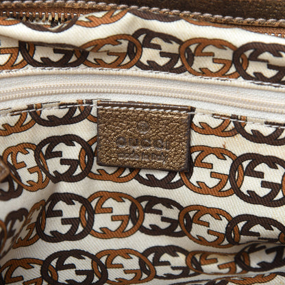 Gucci Monogram Small Princy Satchel Metallic 8 of 11