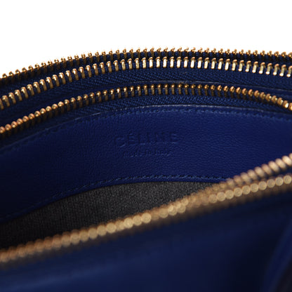Celine Lambskin Small Trio Crossbody Bag Violet Blue 10 of 17