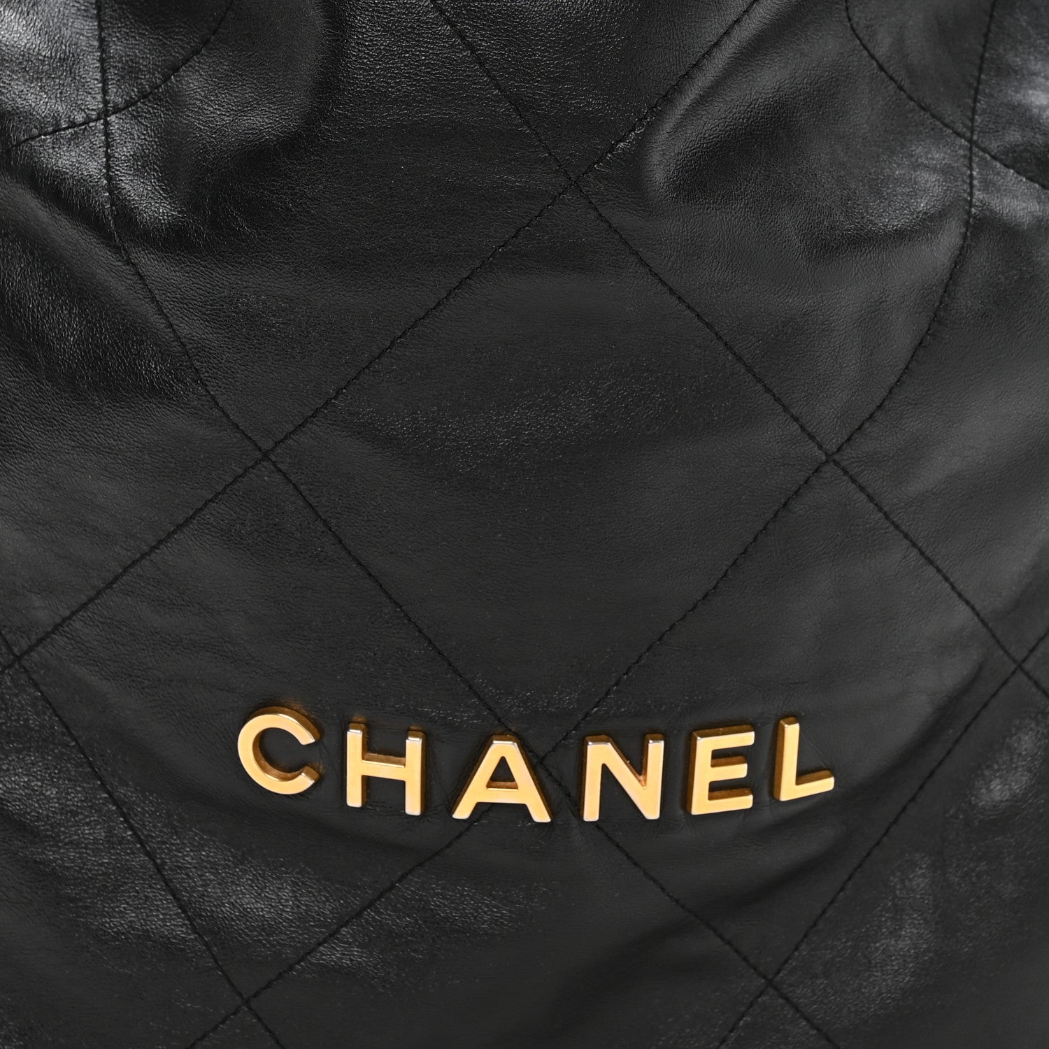 Chanel Shiny Calfskin Quilted Chanel 22 Black 9 of 11