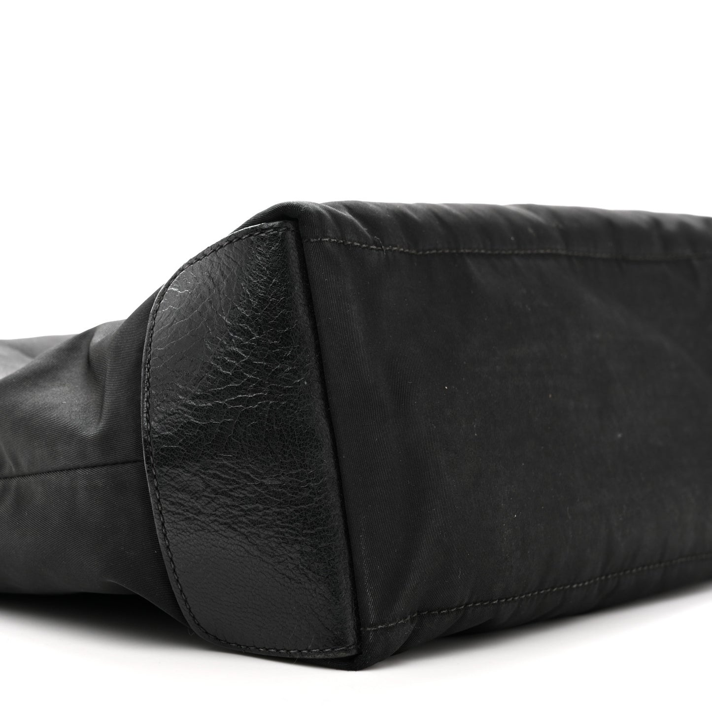 Nylon Shoulder Bag  Black