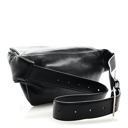 Saint Laurent Calfskin Monogram Belt Bag Black 2 of 8