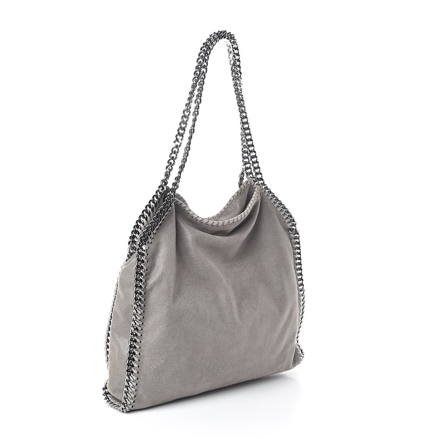 Shaggy Deer Small Falabella Tote Grey
