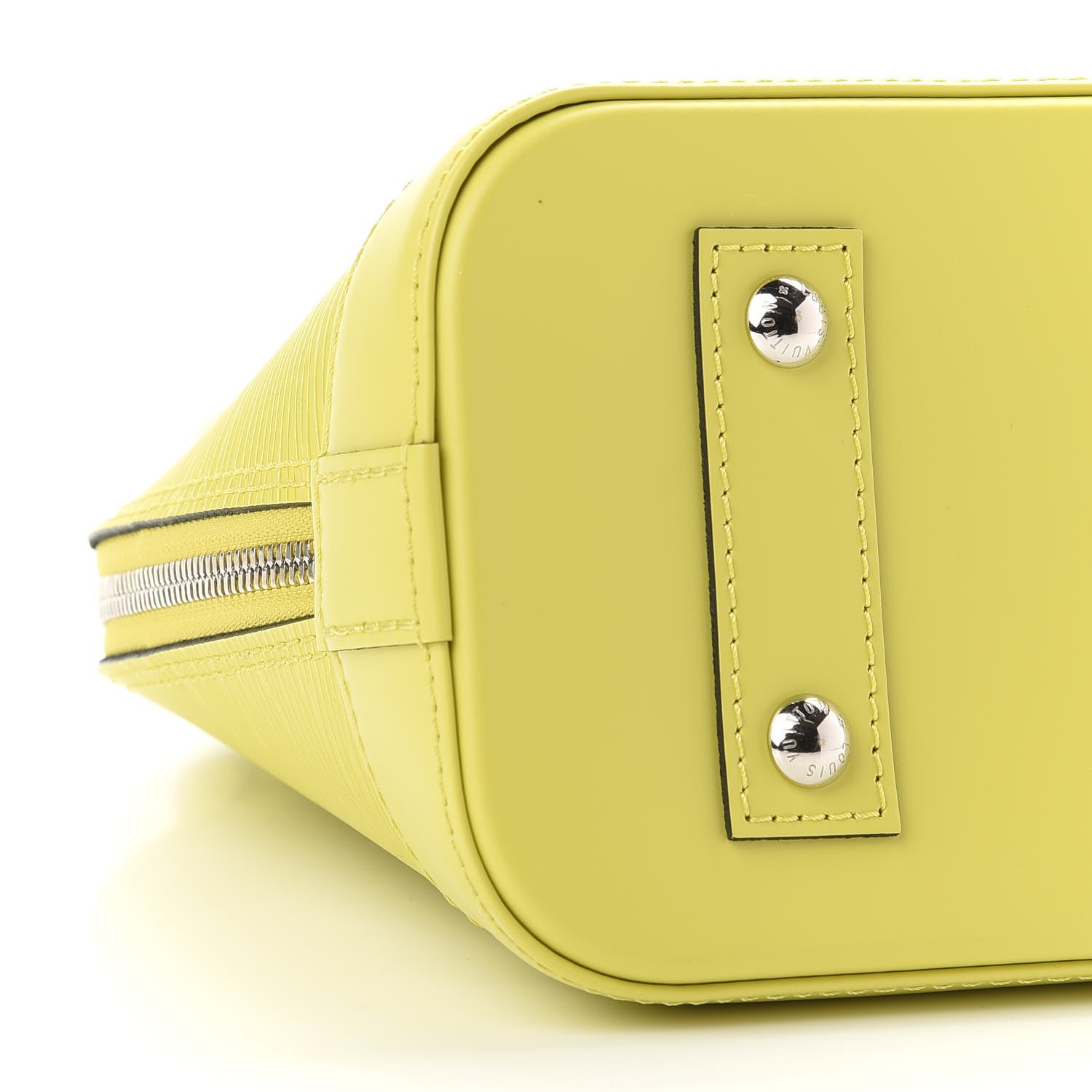 Louis Vuitton Epi Jacquard Alma BB Yellow Citron 7 of 10