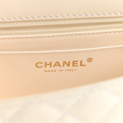 Chanel Aged Calfskin Quilted 2.55 Reissue Mini Flap White 6 of 13