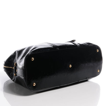 Saint Laurent Patent Oversized Muse Black 4 of 11