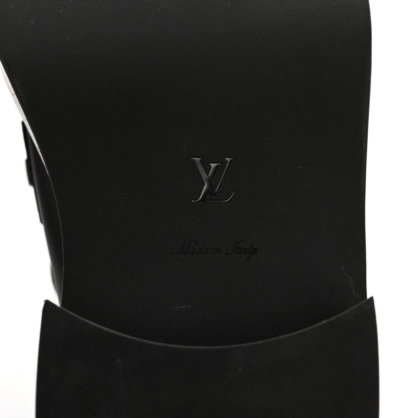 Calfskin Oversized Chain Academy Loafers 38.5 Black