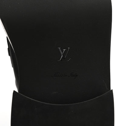 Louis Vuitton Calfskin Oversized Chain Academy Loafers 38.5 Black 7 of 10