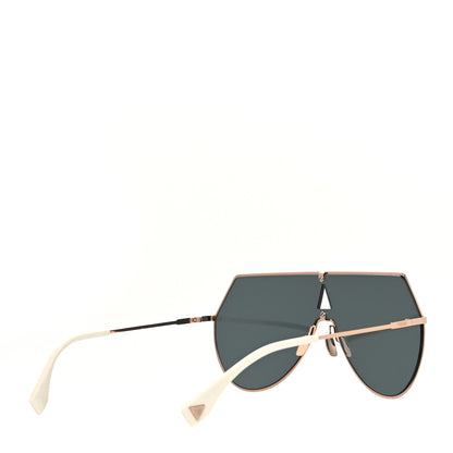 Fendi Metal Mirrored Eyeline Sunglasses FF 0193/S Black Rose Gold 4 of 7