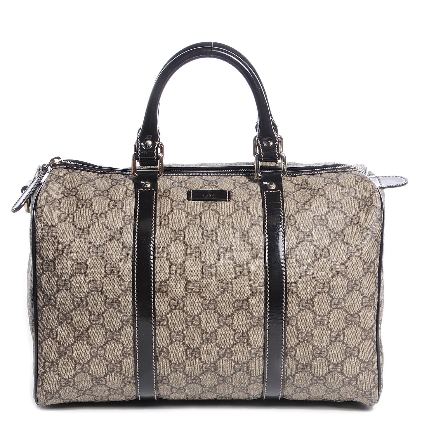 GG Plus Monogram Medium Joy Boston Dark Brown
