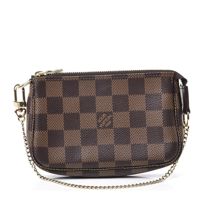 Louis Vuitton Damier Ebene Mini Pochette Accessories 1 of 8