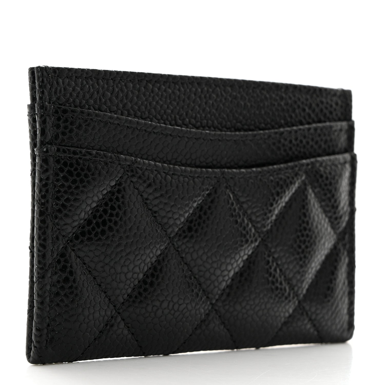 Chanel Caviar Quilted Card Holder Black 3 of 9