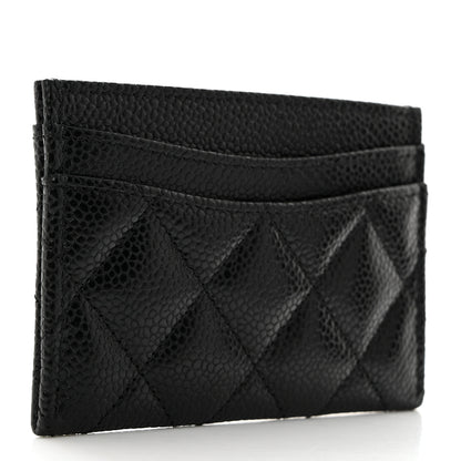 Chanel Caviar Quilted Card Holder Black 3 of 9
