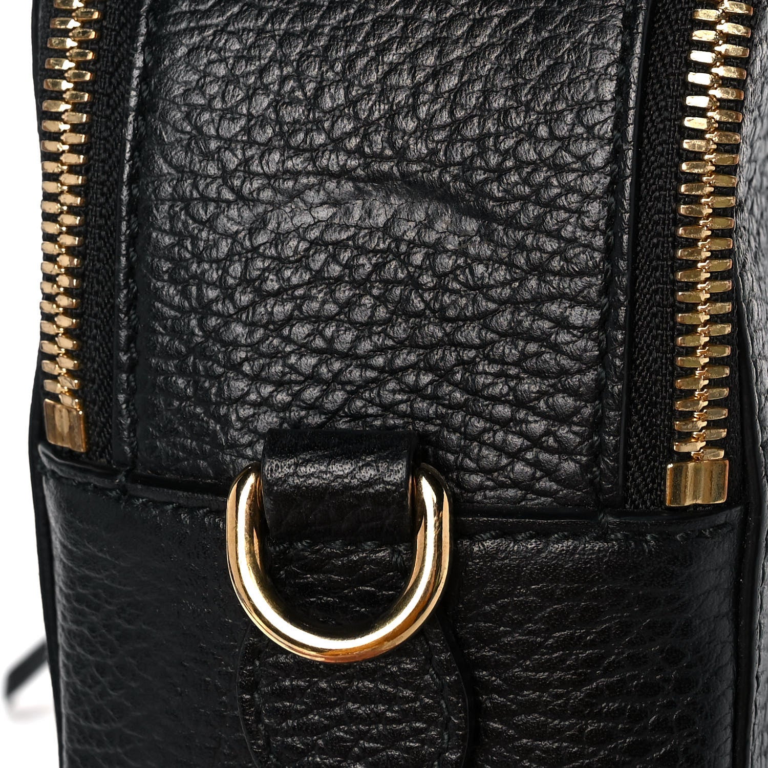 Gucci Grained Calfskin Sylvie Web Kingsnake Small Camera Bag Black Multicolor 22 of 22