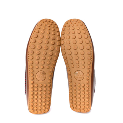 Gucci Nappa Mens Bee Driver Loafers 11 Cuir 5 of 9